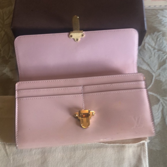 L Vuitton Cherrywood Portefeuille wallet authentic & stamped FH4179 box & duster - Picture 8 of 16